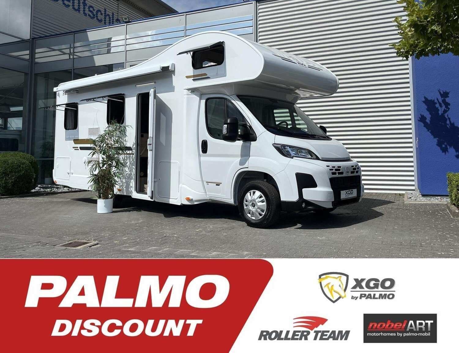Wohnmobil XGO Dynamic 30G mit 4 Sitzen bei Reisemobil-Zentrum Palmowski GmbH Wohnmobil Fiat Ducato XGO 30G Dynamic mit 4 Sitzen und 2 Schlafplätzen