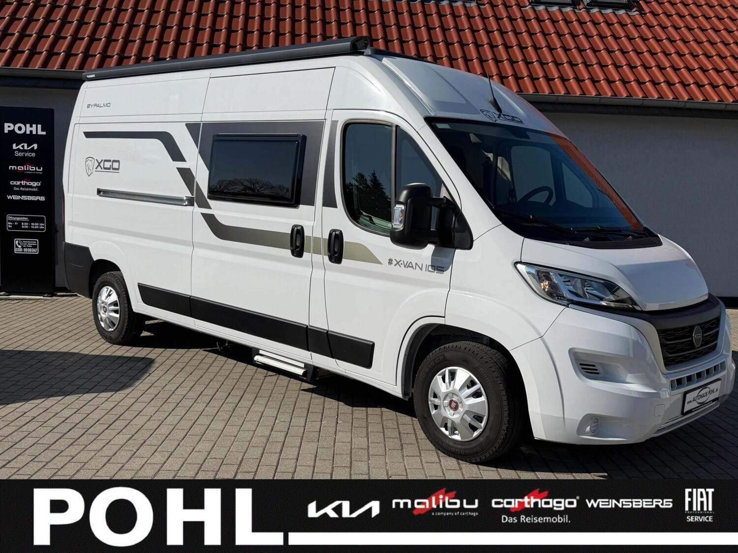 Wohnmobil XGO X-VAN 105 mit 4 Sitzen bei Autohaus Pohl GmbH Wohnmobil Fiat Ducato XGO 105 X-VAN mit 4 Sitzen und 4 Schlafplätzen