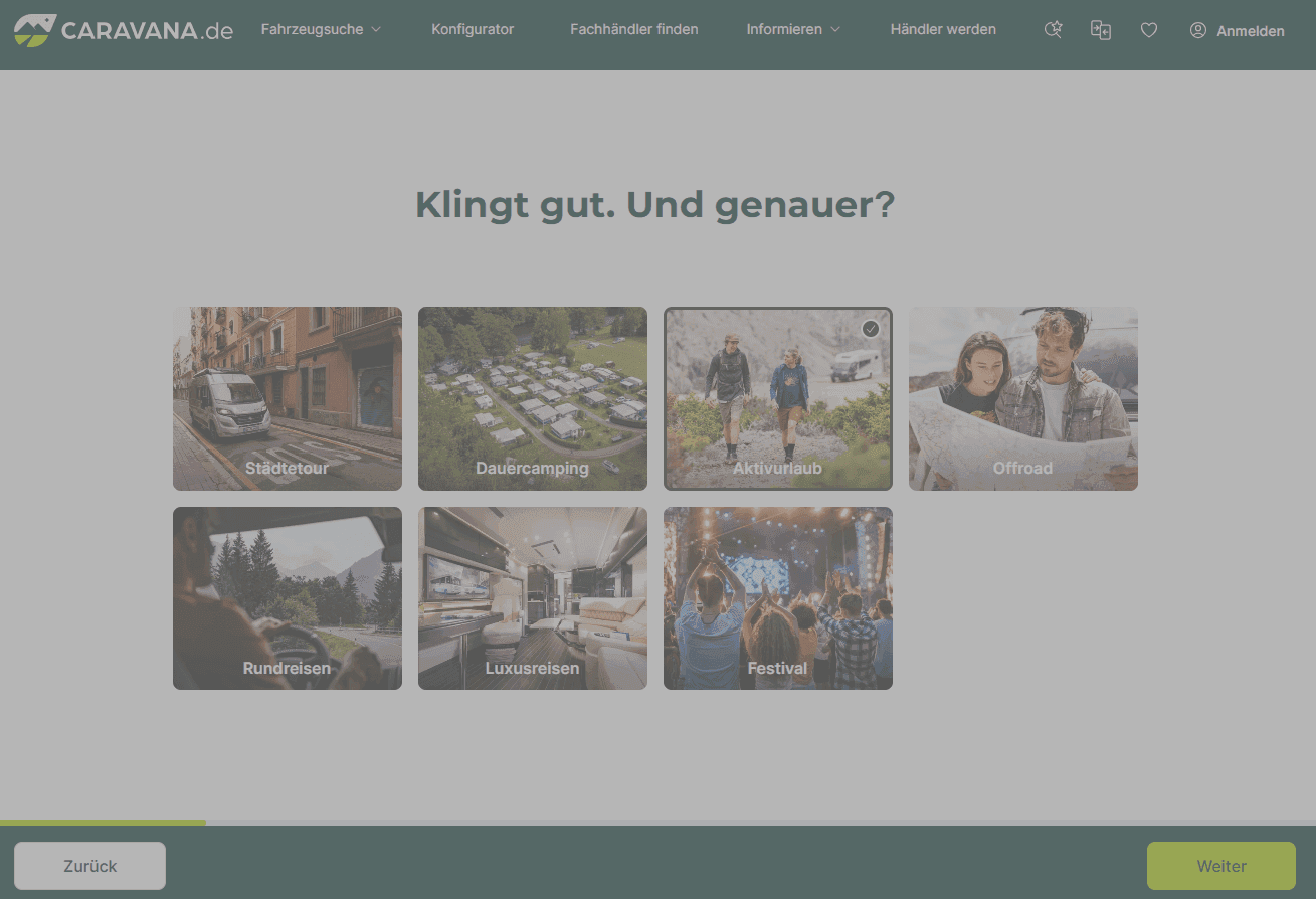 Kaufberater Lifestyle-Suche: